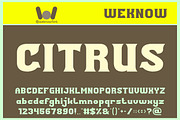 Juke Box font, a Font by weknow (Thumbnail 2 of 8)