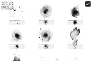 Watercolor Splatter Brushes, a Brush Add-On by Julia Dreams (Thumbnail 4 of 5)