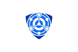 shield analytic data logo, a Branding & Logo Template by Rasagama Studio
