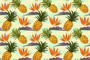 Pineapples patterns set. Hand drawn, a Pattern Graphic by Julia Bilenko (Thumbnail 4 of 5)