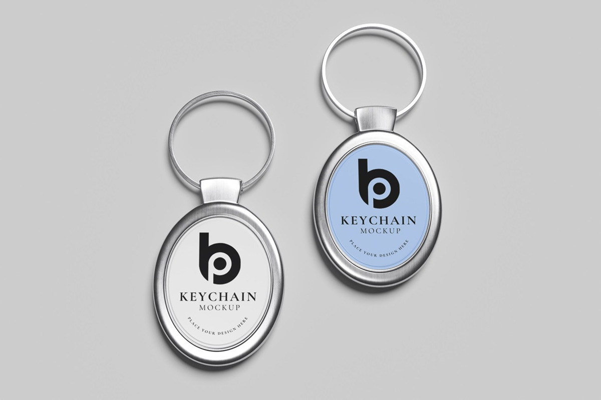 Keychain Mockup, a Merchandise Mockup by AndikaGraphic (Photo 4 of 6)