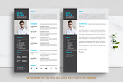 Professional Resume CV Template, a Resume Template by Blackcloud_Creations (Thumbnail 2 of 8)