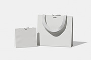 Shopping Bag with Ribbon Mockup, a Merchandise Mockup by Unerispace (Thumbnail 5 of 5)