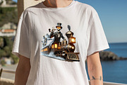 Steampunk Halloween Sublimation Cli, an Illustration by SVGArt (Thumbnail 7 of 8)