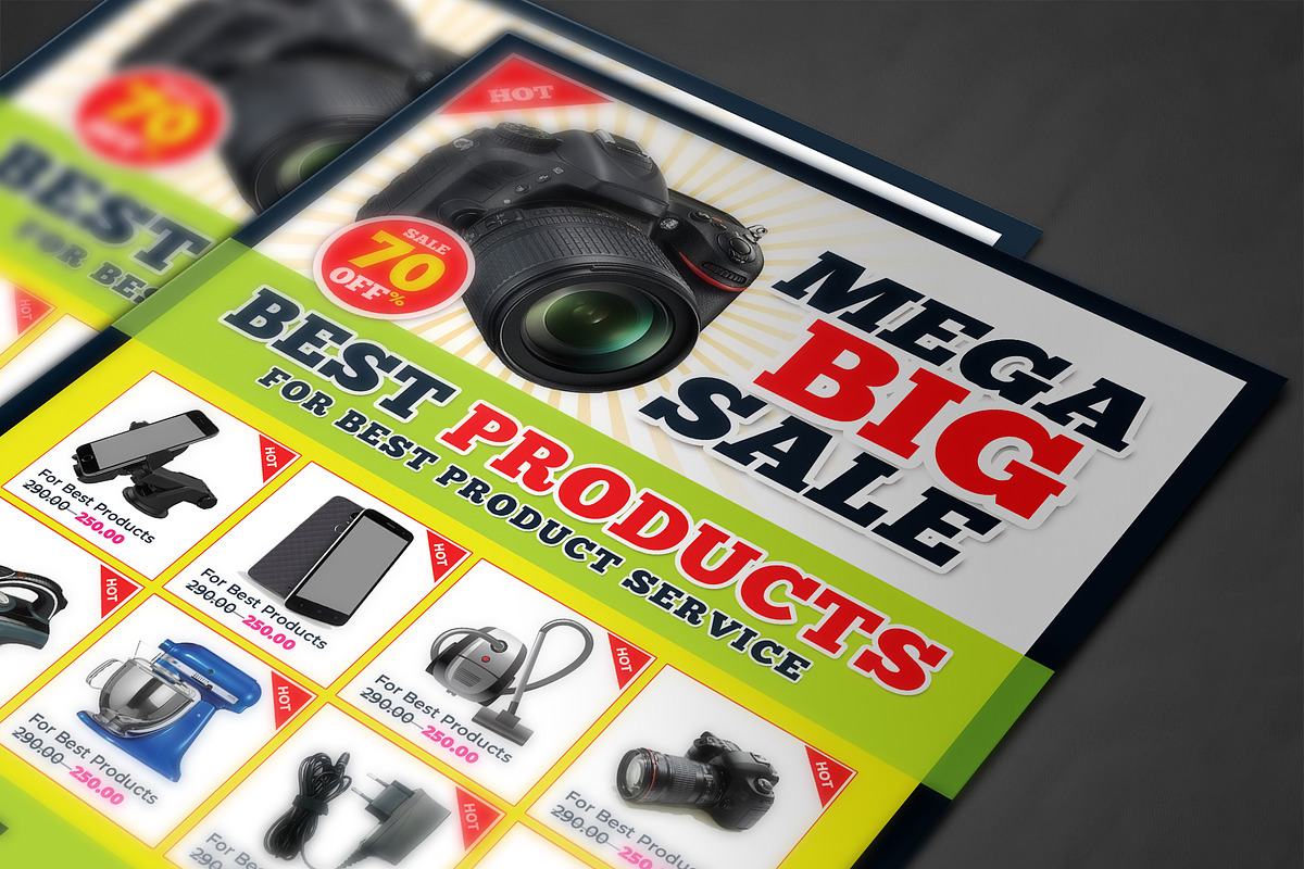 Product Flyer, a Flyer Template by AfzaalGraphics (Photo 4 of 4)