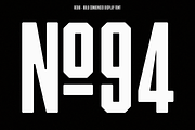 Redig - Condensed bold sans, a Sans Serif Font by Great Scott! (Thumbnail 10 of 12)