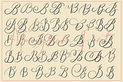 MONOGRAMS BUNDLE A to Z, a Script Font by AMINMARIO (Thumbnail 8 of 37)