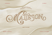 Matteson Fonts, a Font by Hart Foundry™ (Thumbnail 1 of 11)