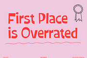 Third Prize Font, a Handwritten Font by Dirty Bandits Type (Thumbnail 5 of 11)