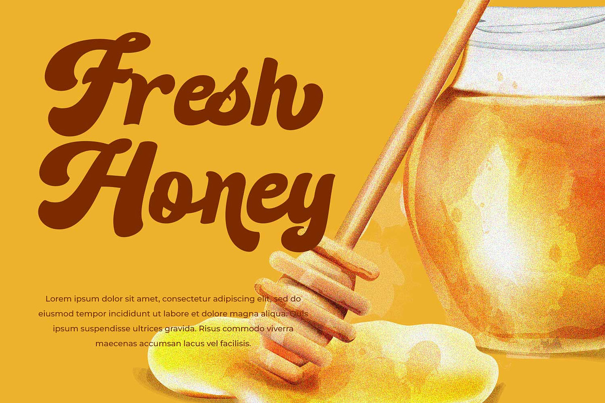 Aspirant Retro Script Font, a Script Font by RantautypeStudio (Photo 9 of 13)