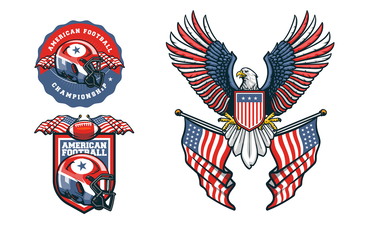 AMERICAN ICON & SYMBOLS bundel, an Object Illustration by grindstudio (Photo 6 of 7)