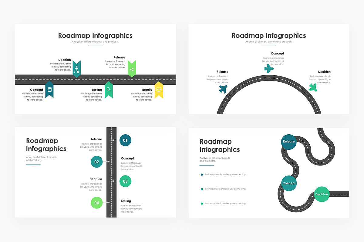 Roadmap Infographics - PowerPoint, a Presentation Template by slidequest (Photo 6 of 7)