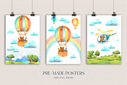 Sky Adventure Clipart for kids, an Animal Illustration by LukaJreym (Thumbnail 4 of 11)