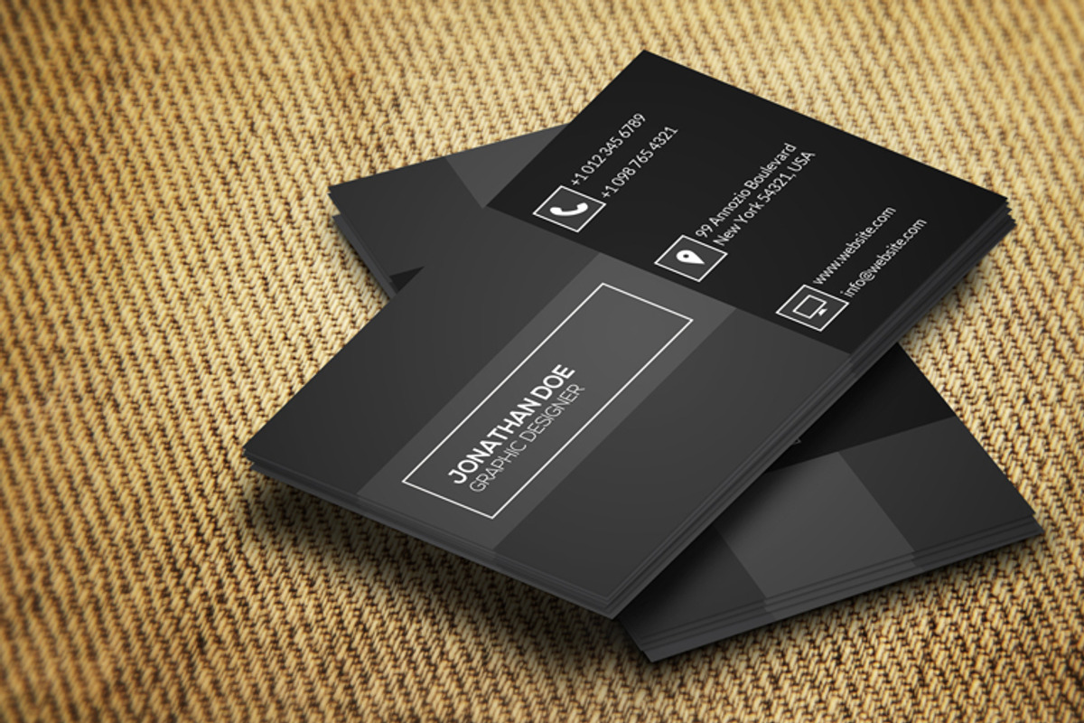 Clean And Retro Business Card CM125, a Business Card Template by annozio (Photo 2 of 4)