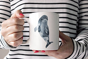 In love with watercolor Ocean, an Animal Illustration by KatBranchArt (Thumbnail 4 of 7)