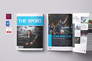 Sports Magazine, a Magazine Template by obidullah_01 (Thumbnail 1 of 13)