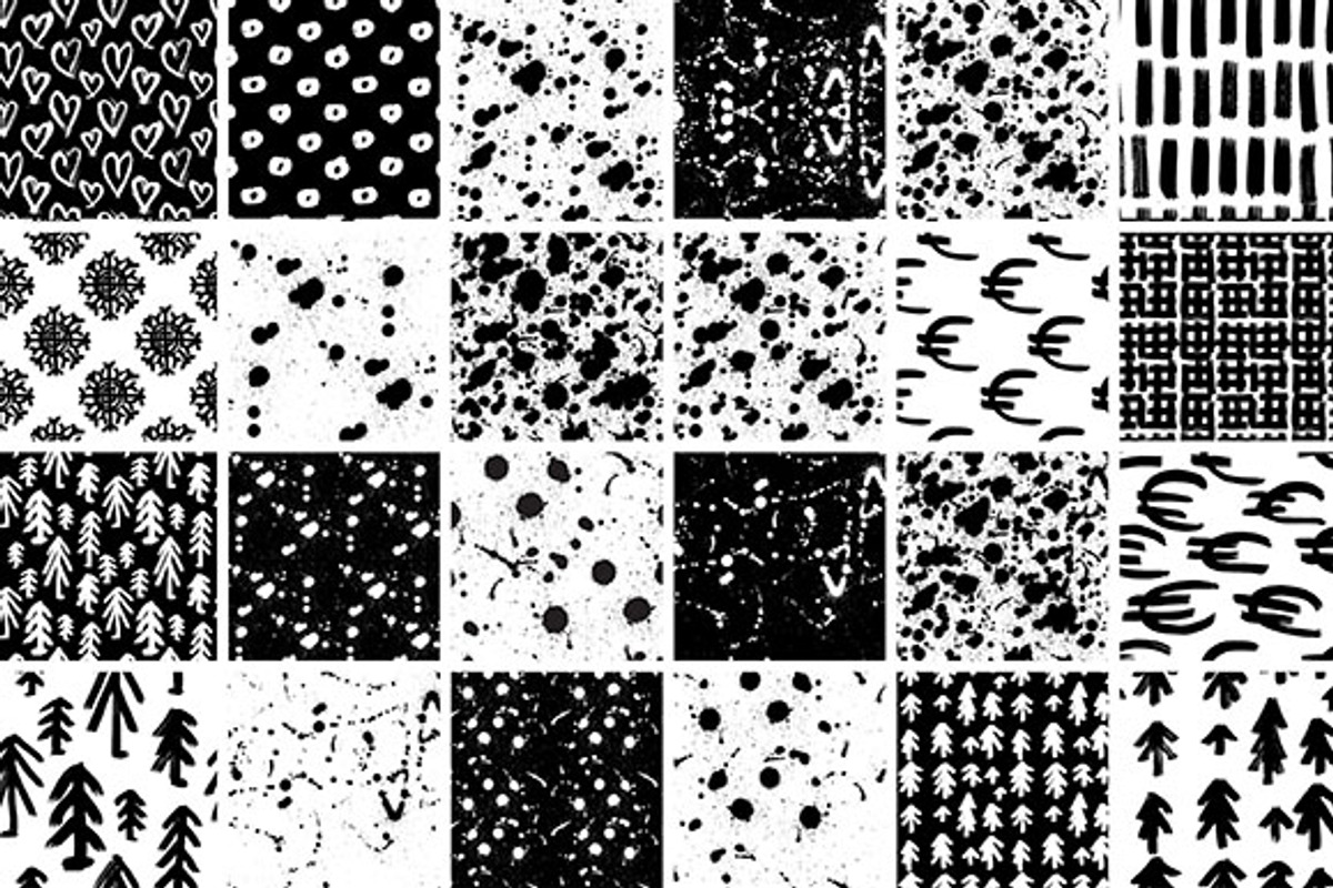 150 INK patterns, a Pattern Graphic by Tanya Akhmett (Photo 2 of 8)