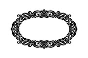 Vintage Ornament Frame Vector Bundle, an Illustration by Creativeshirt (Thumbnail 38 of 51)