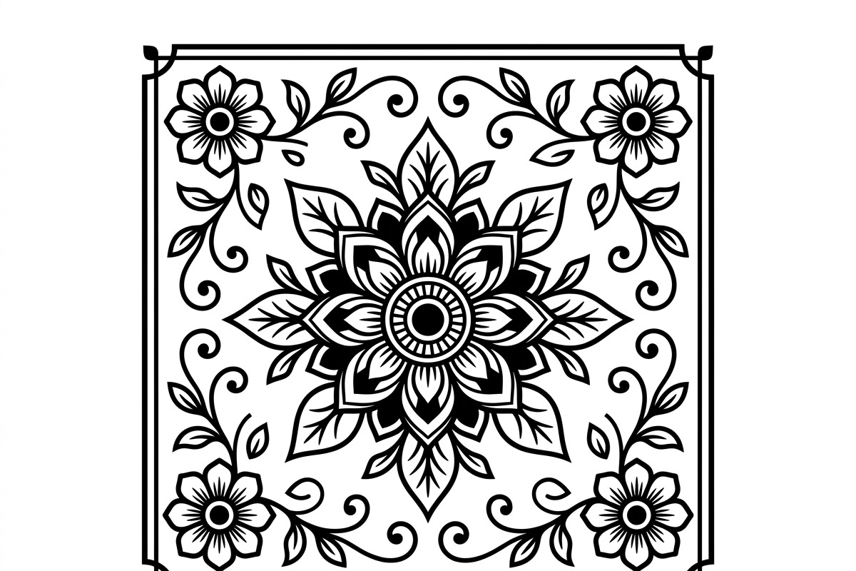 50 Elegant Floral Ornament Bundle, a Decorative Illustration by Amazin_art (Photo 9 of 29)