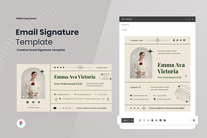Aesthetica - Email Signature, an Email Template by SquidPixey