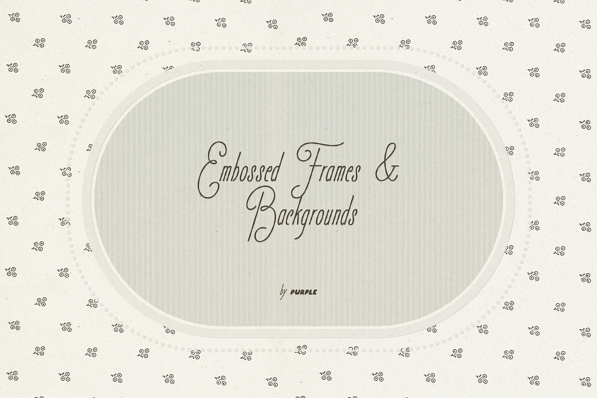 Heirloom Embossed Frames Backgrounds, a Texture Graphic by Purple (Photo 3 of 15)