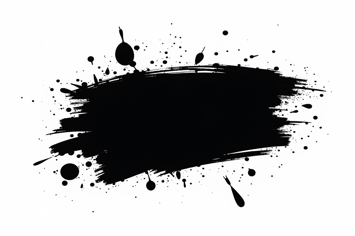 Black Brush Stroke Bundle, an Illustration by Gaye Art (Photo 9 of 21)