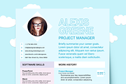 Happy Bright Resume Set, a Resume Template by Knockout Prezo (Thumbnail 6 of 10)