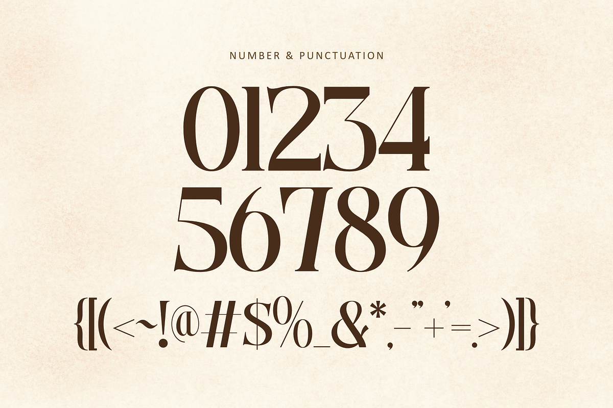 Bitho Luxury - Modern Logo Font, a Serif Font by Nirmana Visual (Photo 9 of 11)