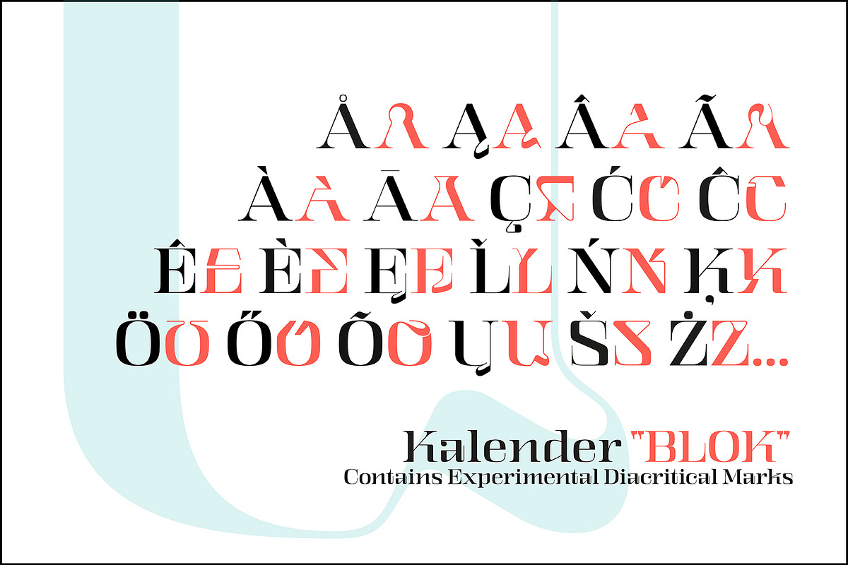 Kalender, a Serif Font by Gurup Stüdyo (Photo 12 of 14)