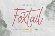Foxtail, a Script Font by edukka (Thumbnail 1 of 9)