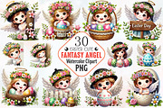Easter day peeking angel clipart, an Illustration by RobertsArt (Thumbnail 1 of 7)