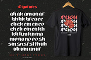 Big Fat Gothic Blackletter Typeface, a Blackletter Font by alit design (Thumbnail 11 of 11)