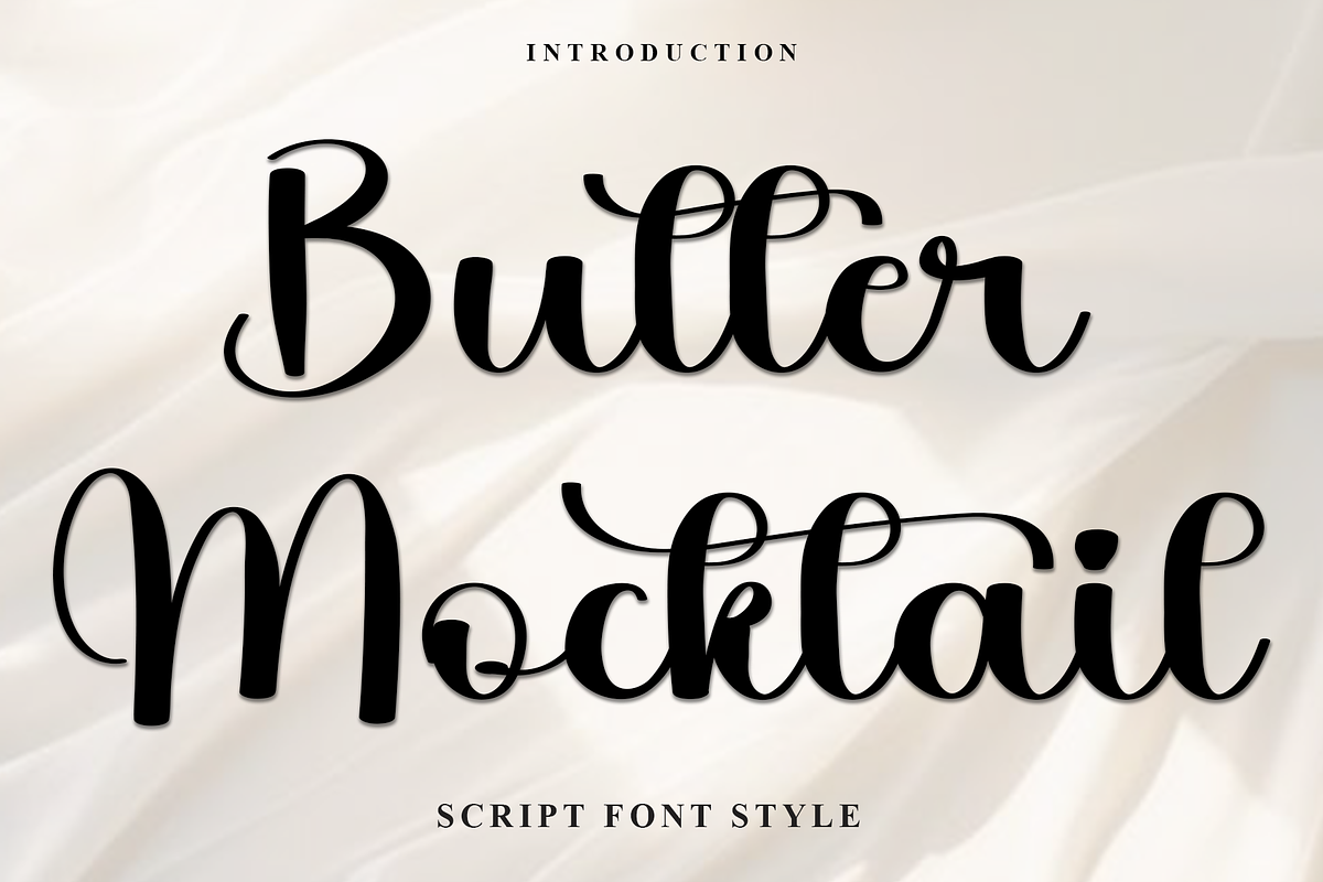 Butter Mocktail, a Handwritten Font by FreshTypeINK (Photo 1 of 8)