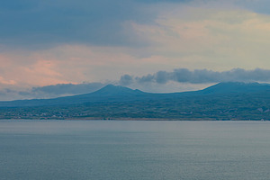 Cloudy panorama of high altitude Lake Sevan and mountains in Arm, a Photo by Pictures for you!!!!!!!!!