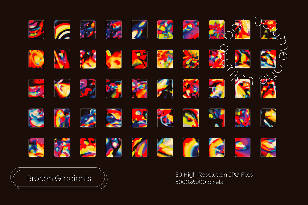 Broken Gradients Volume One, a Pattern Graphic by nicholasasmita (Photo 3 of 15)