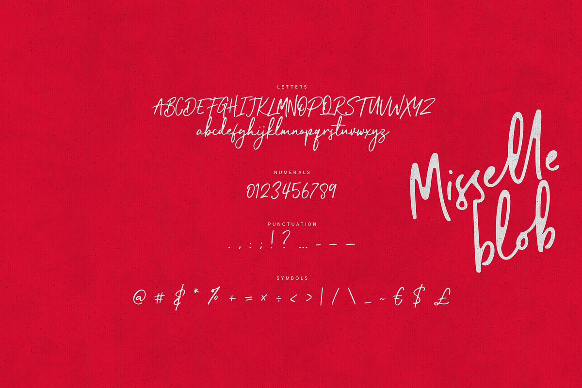 Misselle Expressive Script Font Trio, a Script Font by Only Fonts (Photo 11 of 16)