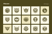 1500 Bird Logo Art Set, a Solid Icon by Creative Stall (Thumbnail 34 of 38)
