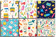Cute Back To School Digital Paper, a Pattern Graphic by Designking (Thumbnail 2 of 4)