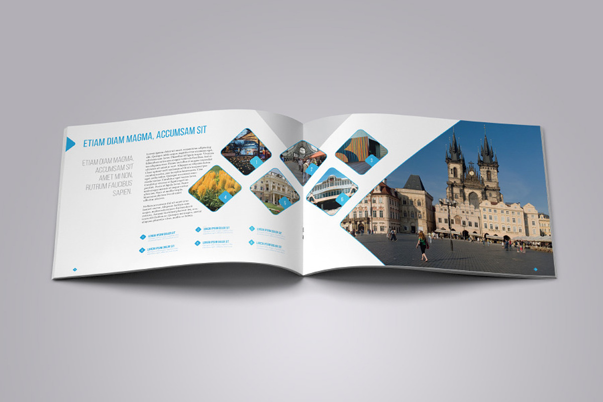 Travel / City A4 landscape brochure, a Brochure Template by INTERARTIVITY (Photo 7 of 10)