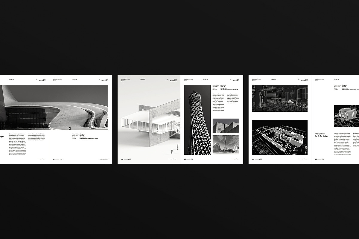 Architecture Portfolio Template, a Brochure Template by ArtisanaAura (Photo 15 of 18)
