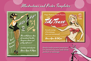 Pin-Up Illustrations And Posters