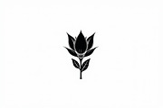 Black Floral Silhouette Set, an Illustration by balal (Thumbnail 21 of 21)