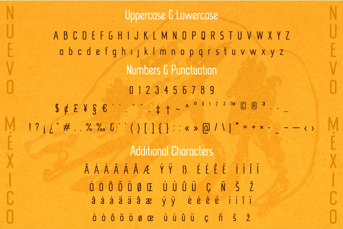 New Mexico southwestern style font, a Sans Serif Font by Fat Hamster (Photo 11 of 12)