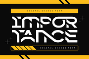 Coastal Change - Futuristic Font, a Sans Serif Font by 177Studio (Thumbnail 4 of 8)