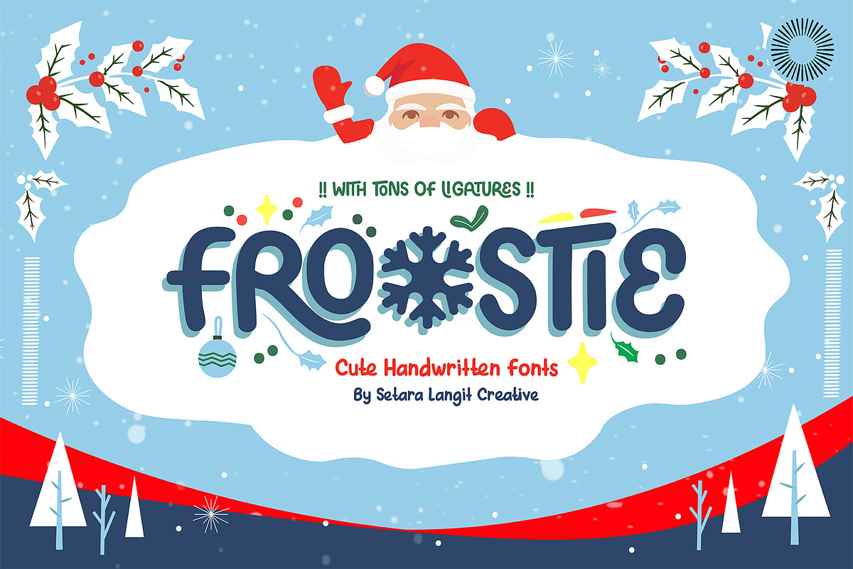 Froostie - Handwritten, a Handwritten Font by Setara Langit CreativeStd (Photo 1 of 9)