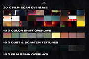 65 Retro Analog Film Leak Overlays, a Layer Style Add-On by TONE SUPPLIES (Thumbnail 5 of 12)