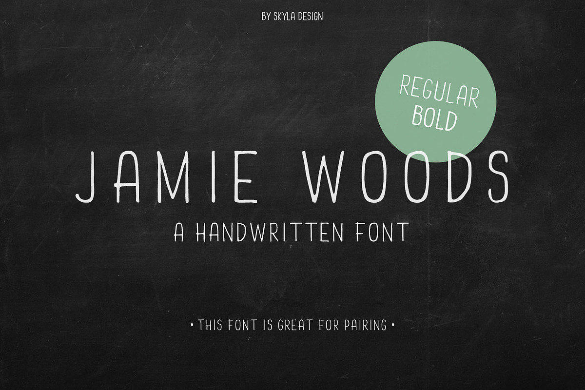 Jamie Woods condensed font