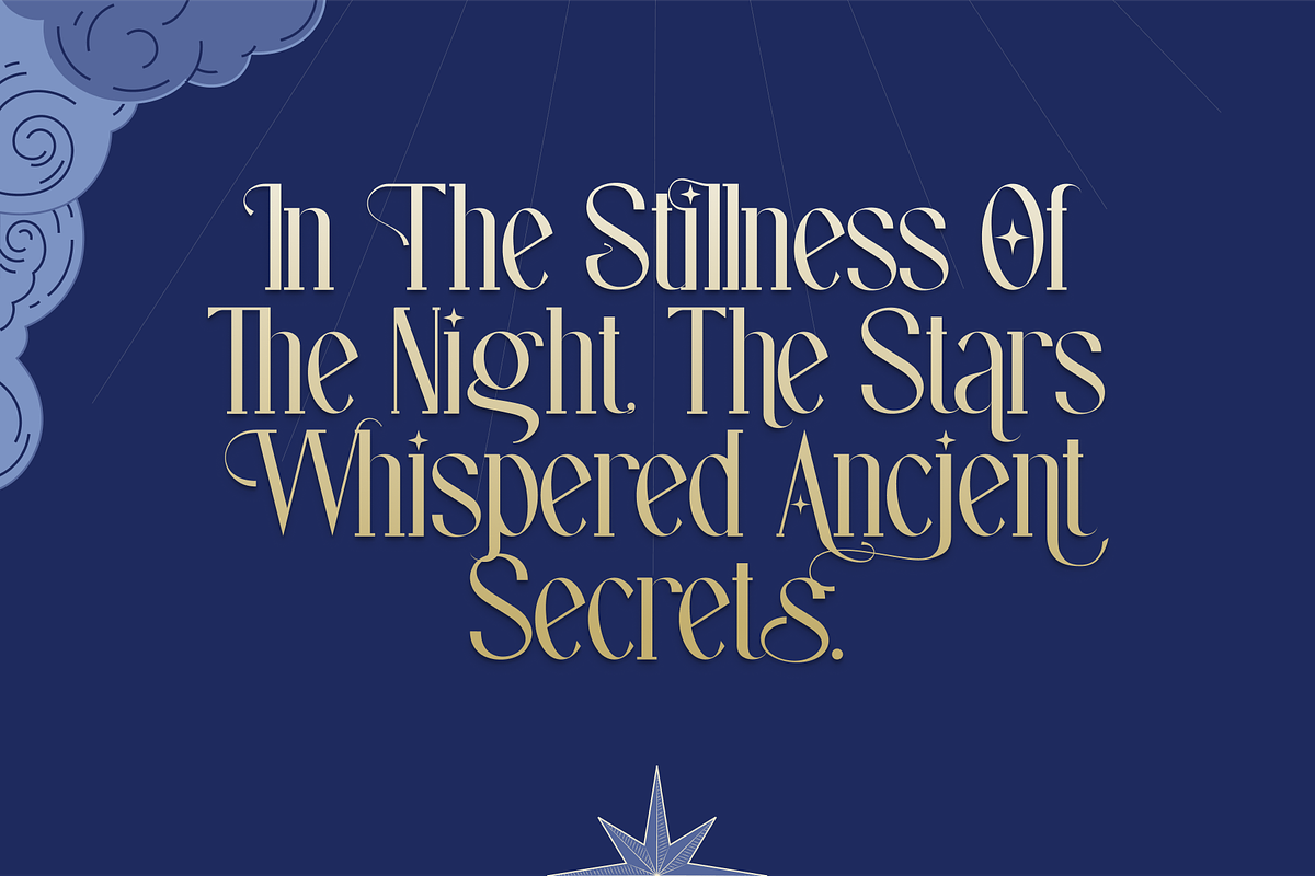 Starlight Rune: A Magical Typeface, a Serif Font by Helotype (Photo 2 of 8)