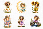 Whimsical Forest Fairy PNG, a Seasonal Illustration by Craft Nest (Thumbnail 4 of 4)