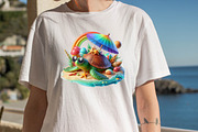 Summer Turtle  Sublimation Clipart, an Illustration by SVGArt (Thumbnail 7 of 8)